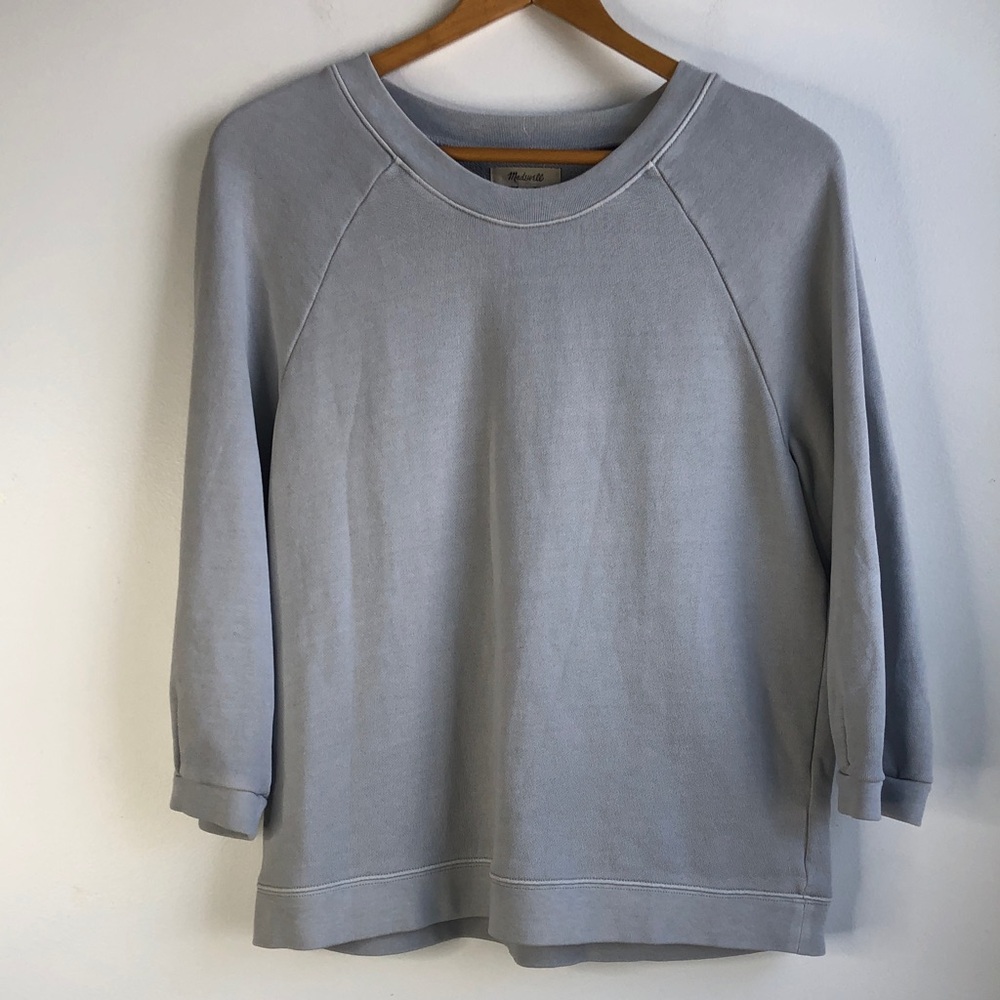 Madewell Heather Gray Crewneck Sweatshirt